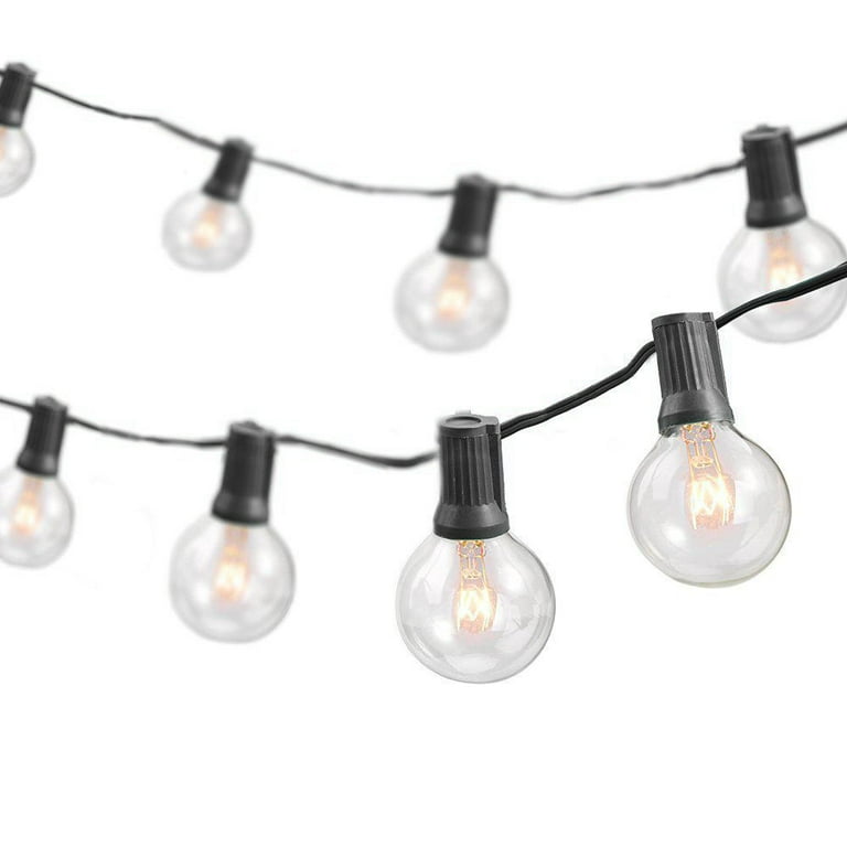 50 ft. Indoor/Outdoor Weatherproof Party String Lights with 50 Sockets Light Bulbs Included 50 ft. Indoor/Outdoor Weatherproof Party String Lights with 50 Sockets Light Bulbs Included