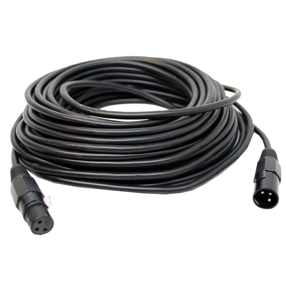 50 Foot Dmx 3 Pin Lighting Cable Pro DJ Light Fixture - Control Board Data Cable