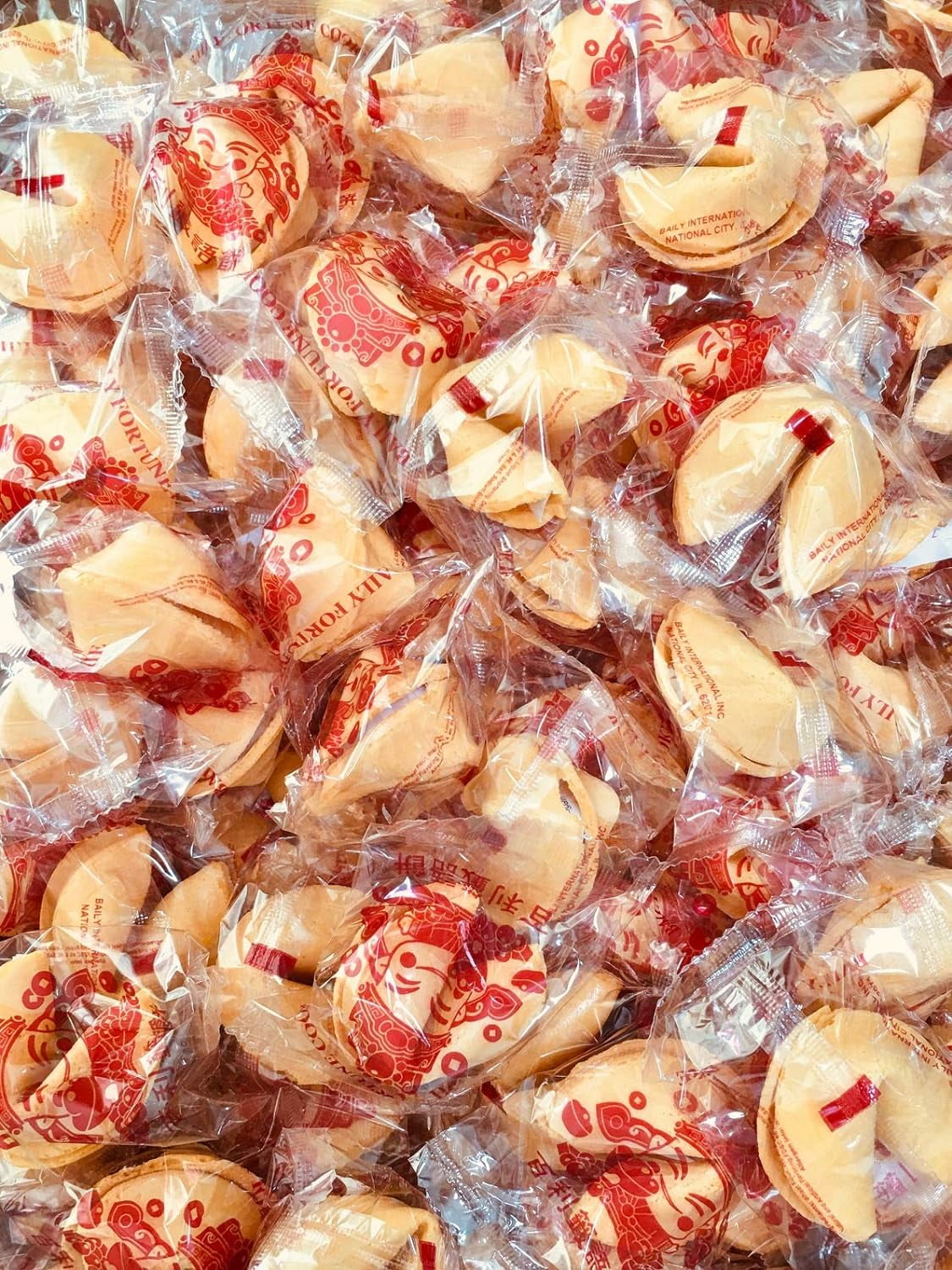 50 Fortune Cookies, Individually Wrapped with Fun, Traditional Fortunes