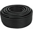thumbnail image 1 of 50 Ft. 3/4." Split Wire Loom Conduit Polyethylene Tubing Black Color Sleeve Tube, 1 of 1