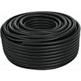 thumbnail image 1 of American Terminal 50 Feet Black 5/8" Inch Split Wire Loom Conduit Corrugated Plastic Tubing Sleeve Tube US, 1 of 1