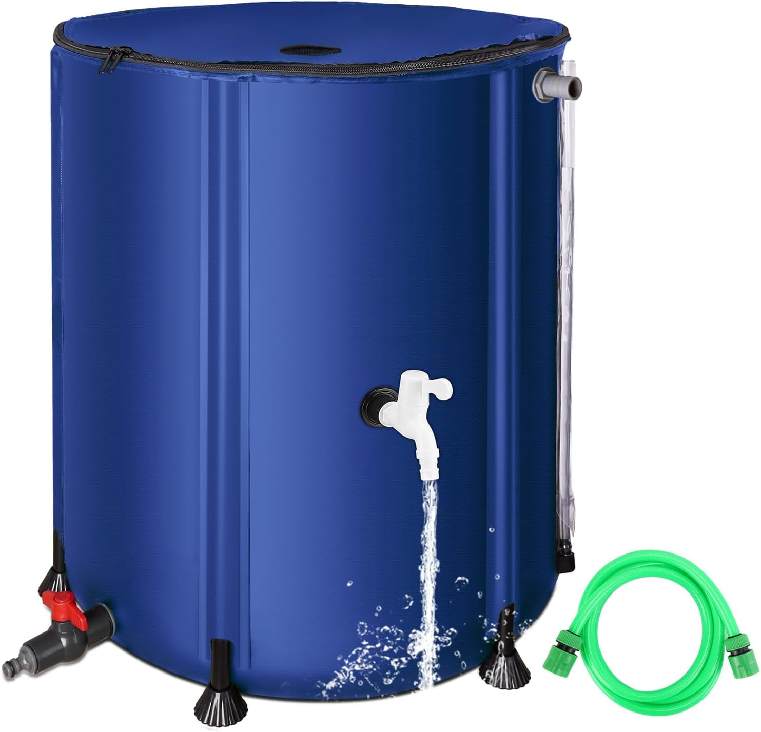 50 Gallon / 200L Collapsible Rain Barrel, Foldable PVC Rain Barrels to ...