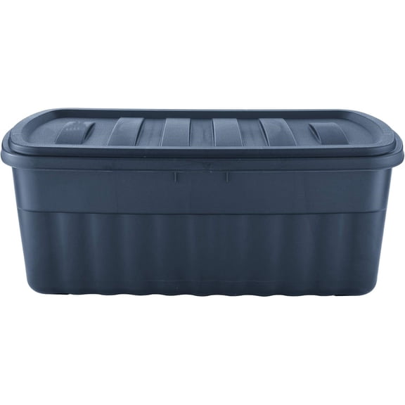 50 Gallon Roughneck Storage Tote Durable, Reusable, Plastic Storage Bin