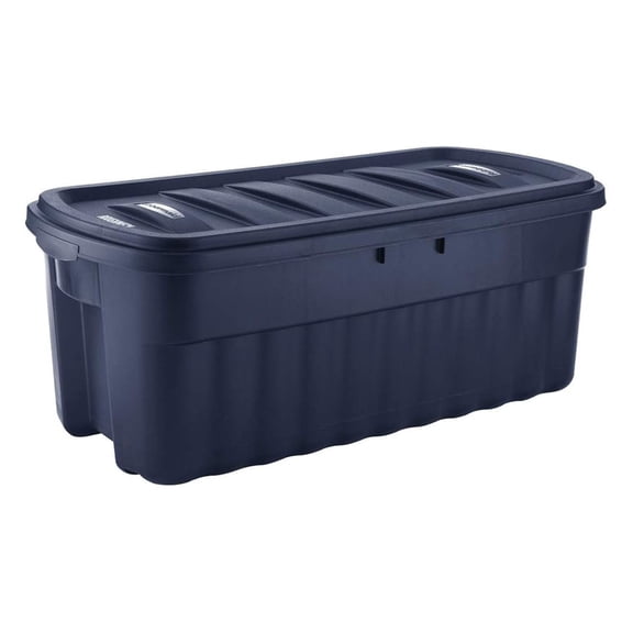 50 Gallon Roughneck Storage Tote Durable, Reusable, Plastic