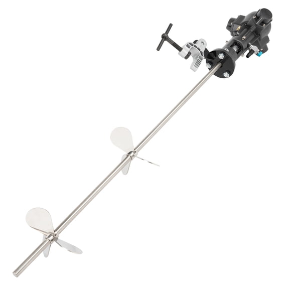 50 Gallon Stainless Steel Pneumatic Paint Mixer, Clamp-On Air Agitator Stirrer For Paint, Putty Powder And Industrial Liquid Mixing