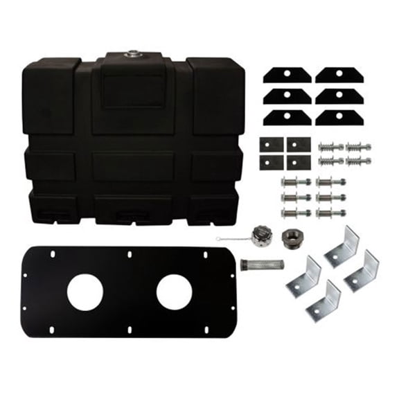 50 Gallon Upright Liquid/Fuel Transfer Tank with Mounting Assembly, Polyethylene, Black Fits A2000, P050B2AAGXY, TK2000, UR50P, URP50, URS50N, XXA2000 OEM