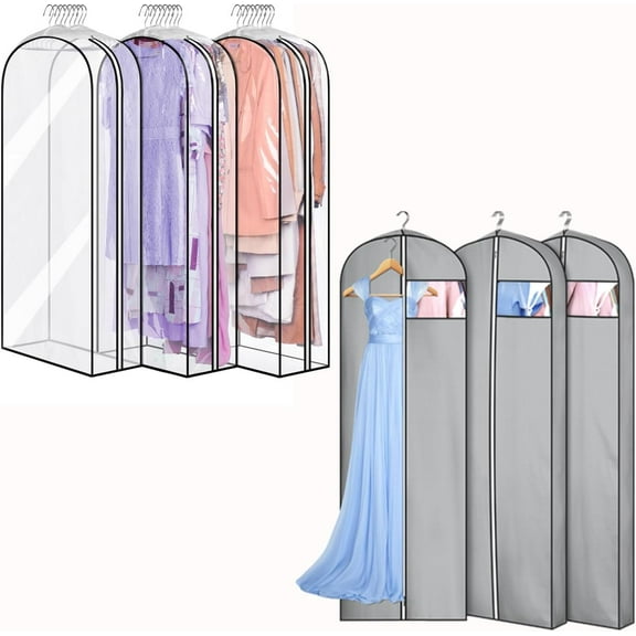 50" Garment Bags Bundle with 65" Dress Bags