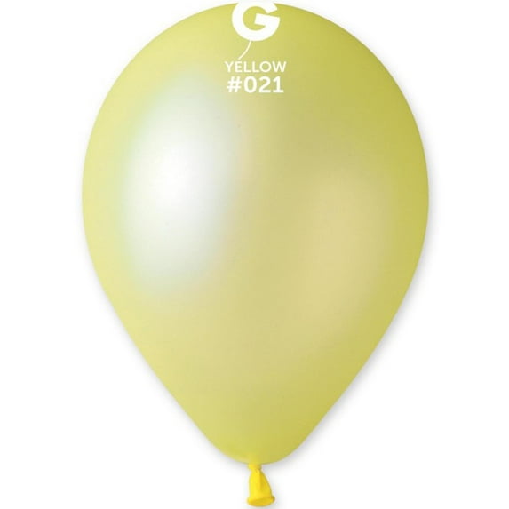 50 Gemar Neon Yellow Balloons 12"