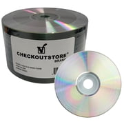 CheckOutStore 50 Grade A 52x CD-R 80min 700MB Shiny Silver Shrink Wrap