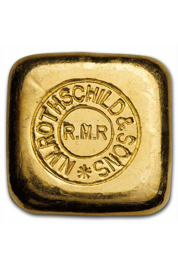 50 Gram Gold Square Vintage - Rothschild (1.607 oz)
