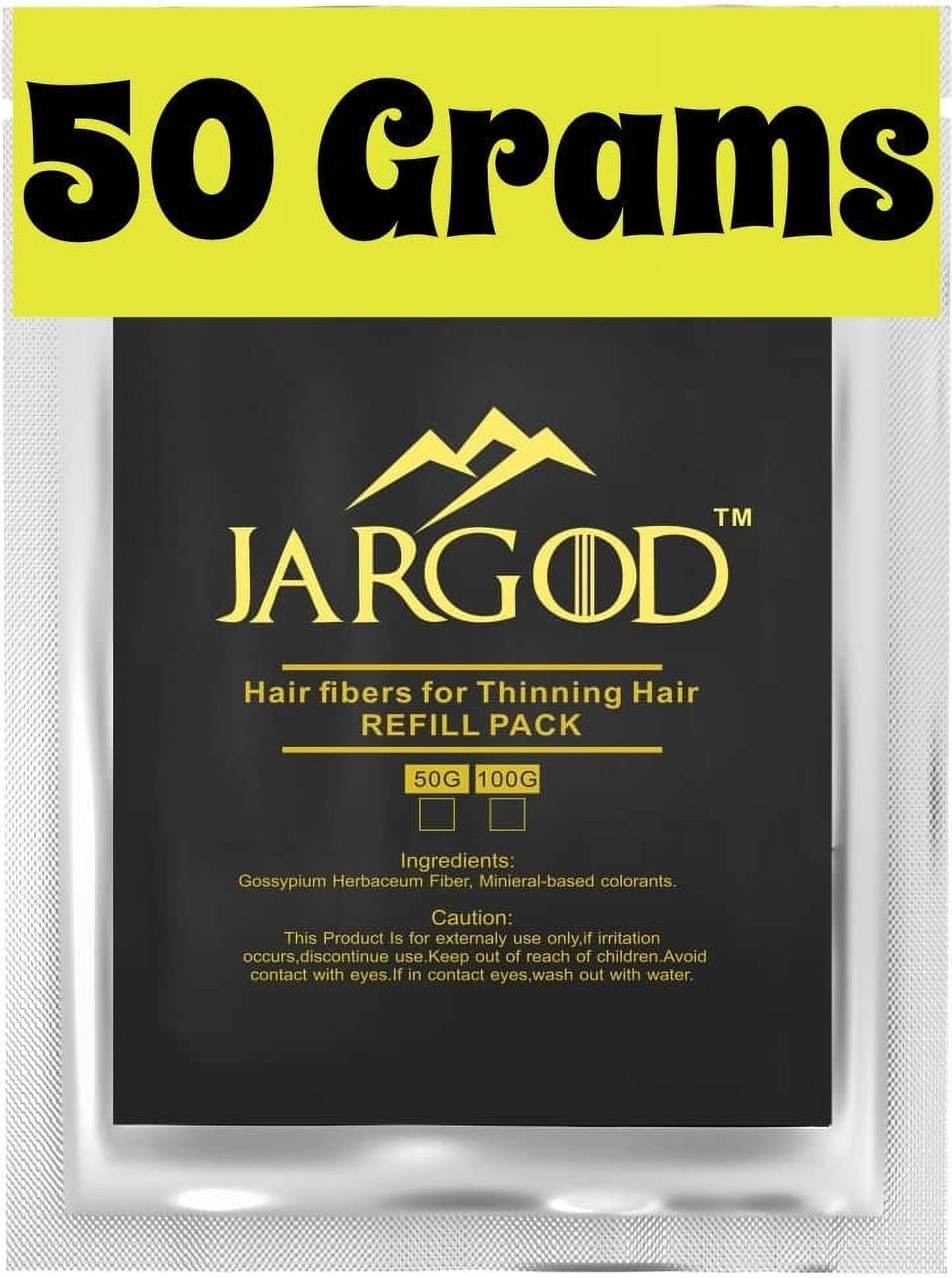 50 Gram JARGOD Hair Building Fibers Refill bag Hair Loss Concealer For Thinning Hair Color