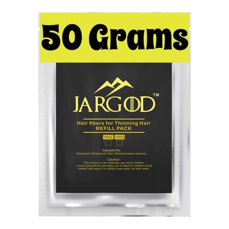 Hair Building Fibers - Refill bag 50g - Hair Loss Concealer For Thinning Hair- Refill Your Existing Fiber Bottle - Refill Pack by Jargod