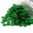 thumbnail image 1 of 50 Grams of 4,000 Bedazzlinbeads Loose Shiny Faceted Plastic 6mm Round Cup Sew on Embellishment Sequins (Green), 1 of 1