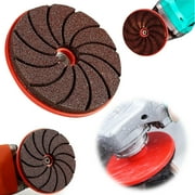 50 Grid Angle Grinder Grinding Wheel 3" Abrasive Sanding Disc for Tile Stone Metal Glass and Wood Polishing with Durable Grit Finish,grinding disc,Red,1PC