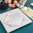 thumbnail image 1 of 50 Guest Gold Dinnerware Set, 1 of 6