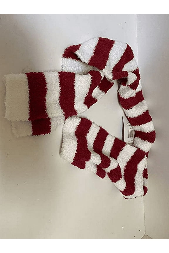 50 Holiday Christmas Winter Santa Claus Striped Scarf Red White New