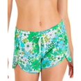 thumbnail image 1 of $50 Hurley Juniors Printed Drawstring Board Shorts Womens Swimsuit Blue Large, 1 of 1