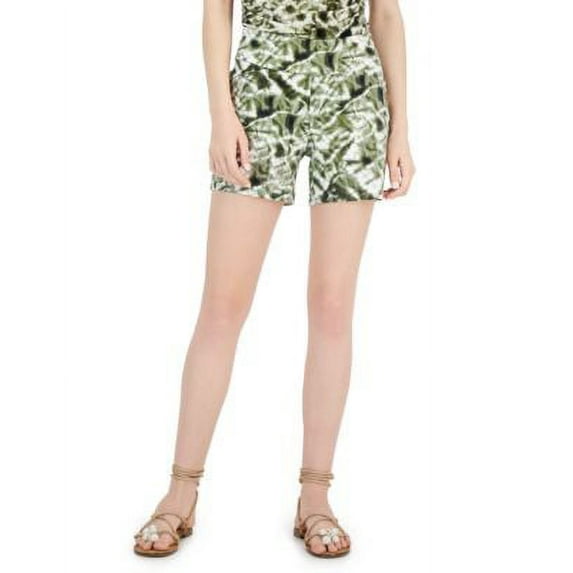 $50 Inc International Concepts Womens High Rise Tie-Dye Pull-On Shorts Size 14