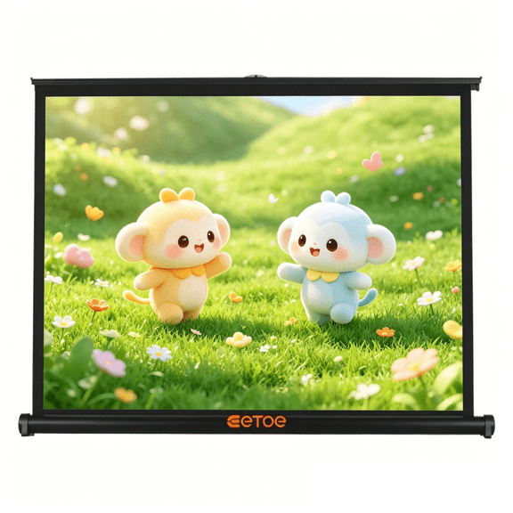 50 Inch 4:3 Projection Screen with 160 Wide Viewing Angle