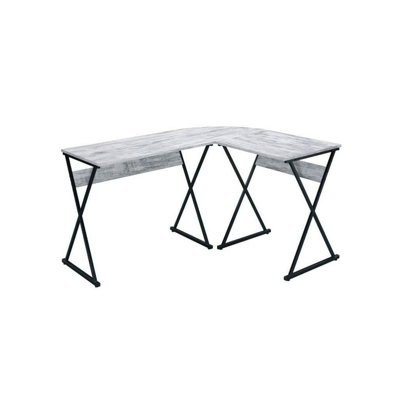 50 Inch L shaped Computer Desk with Large Tabletop Space Home