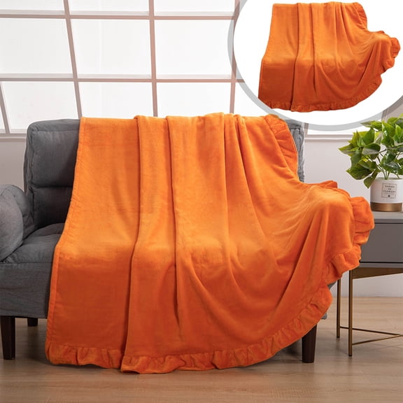 This 50-Inch Long Holiday Throw Features A Soft, Velvety Texture and Scalloped Edges,Scallop Throw 50"" Decorative Holiday Throw Features Soft and Velvet with Scalloped Edges
