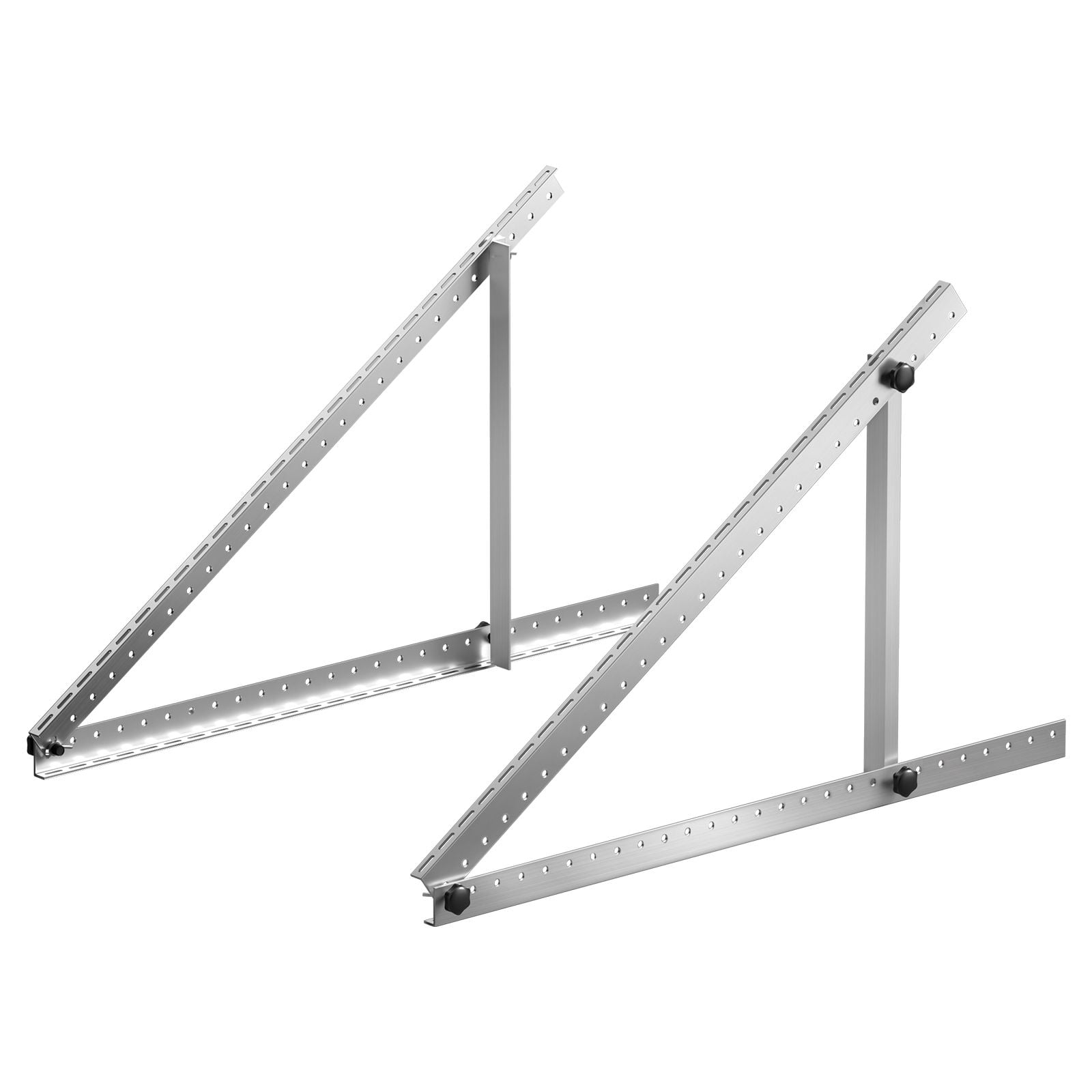 50 Inch Solar Panel Mounting Brackets, 0-90° Adjustable Angle, 265 lbs Capacity, Aluminum Alloy, for RV Boat Roof Solar Panels