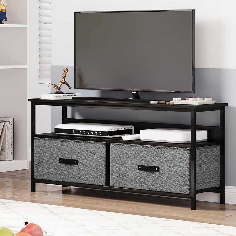 50 Inch TV Stand for Bedroom Small TV Stand Dresser with Drawers and Shelves, Dresser TV Stand, TV & Media Console Table Furniture