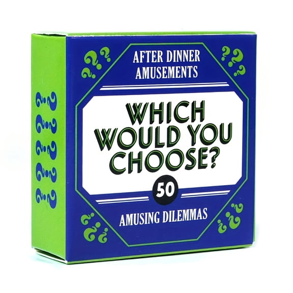 50 Interesting Amusing Dilemmas Dinner Conversation Cards Game - Board Game for Post-Dinner Entertainment, Party Conversation Starter|Glossy Finish Card|Educational Game, Cute Game