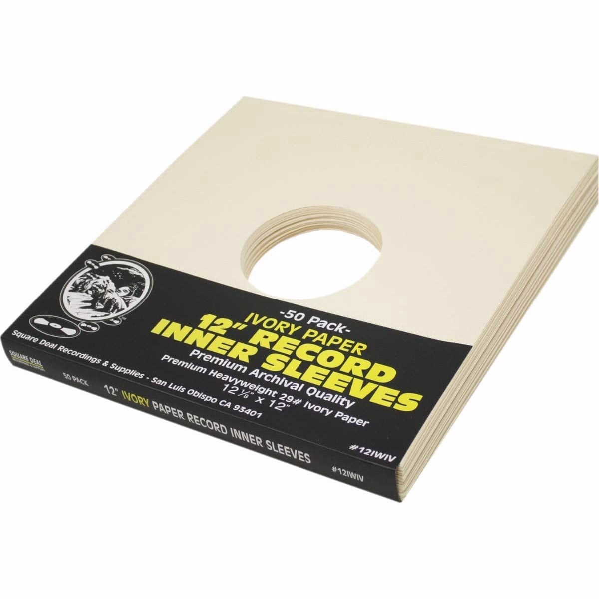 (50) Ivory Paper Super Heavyweight 12