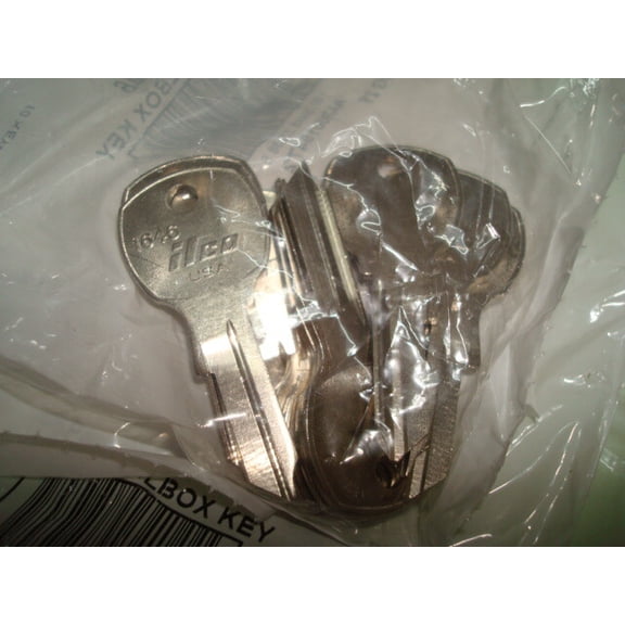 50 Key Blanks Ilco USA 1646 Key Blanks Usps Mailbox Keys. BRAND NEW KEYS
