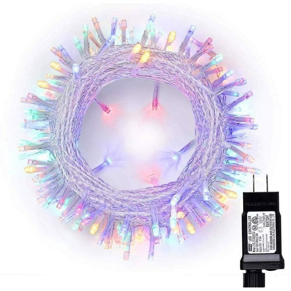 50 LED Easter Pastel Lights, 16.4 ft Low Voltage Fairy Decorative String Lights for Outdoor & Indoor, Easter, Wedding, Party, Bedroom, Wall Decoration, Multicolor, Pastel Colors, Waterproof, 1 Set