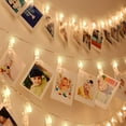 thumbnail image 1 of 50 LED Photo Clip String Lights, Fairy Lights with Clips, Lights with Clips for Pictures, Polaroid Lights with Clips for Bedroom & Dorm Room Decoration, 1 of 8