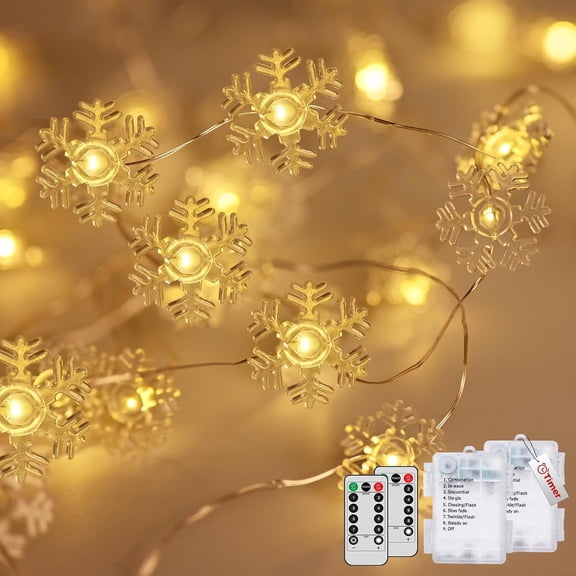 50 LED Valentine‘s Day Lights Battery Operated with Remote Timer, 16ft Heart Shaped Fairy String Lights Waterproof for Bedroom Wedding Home Decor, Yellow