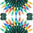 thumbnail image 1 of 50 LED multi color Christmas lights 2 pack, 1 of 9