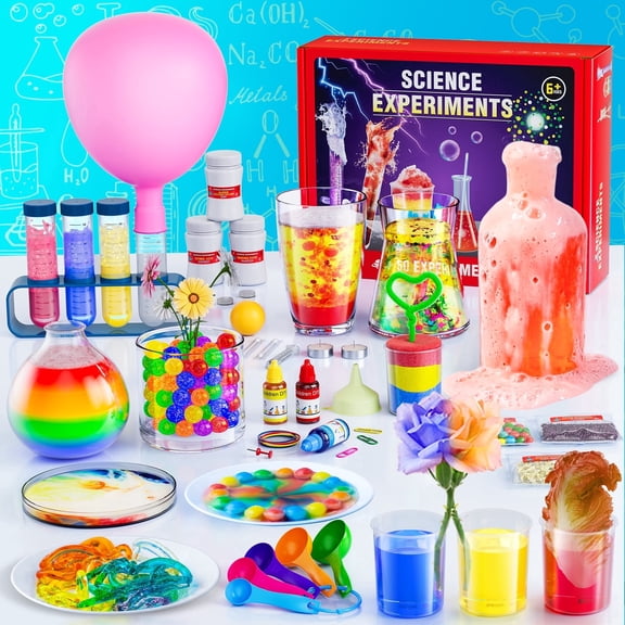 HXFOU 50 Lab Experiments Science Kits for Kids Age 6-12, STEM Projects Educational Science Kit Toys for Boys Girls, Learning Activities Christmas Birthday Gifts
