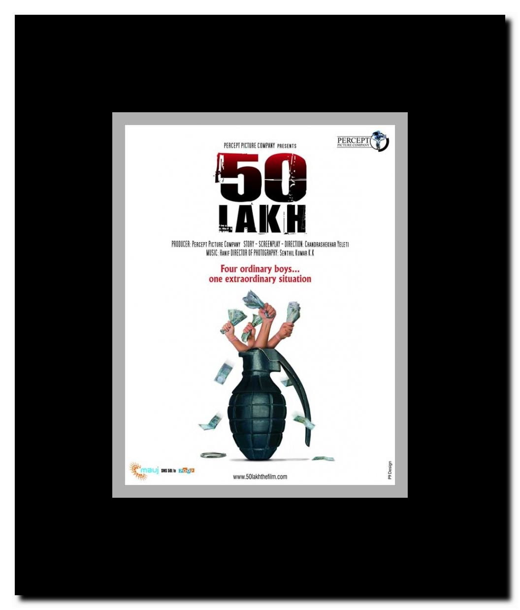 50 Lakh Framed Movie Poster
