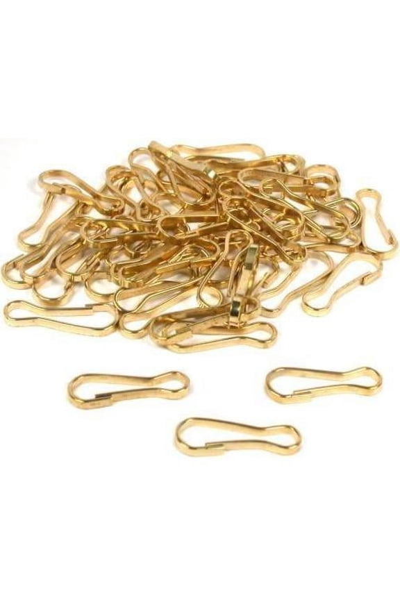 50 Lanyard Hooks Key Chain Hobby Craft Brass Parts