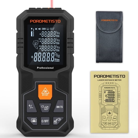 50 Laser Rangefinder High Precision Distance Meter Digital Range Finder Measurable Angle Laser Measure Ruler Angle Meter