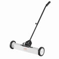 thumbnail image 1 of 50 Lbs Rolling Magnetic Sweeper with Wheels 24 Inch Large Magnet Pickup Lawn Sweeper Telescoping Handle for Easy Workshop Garage Yard Cleanup, 1 of 7