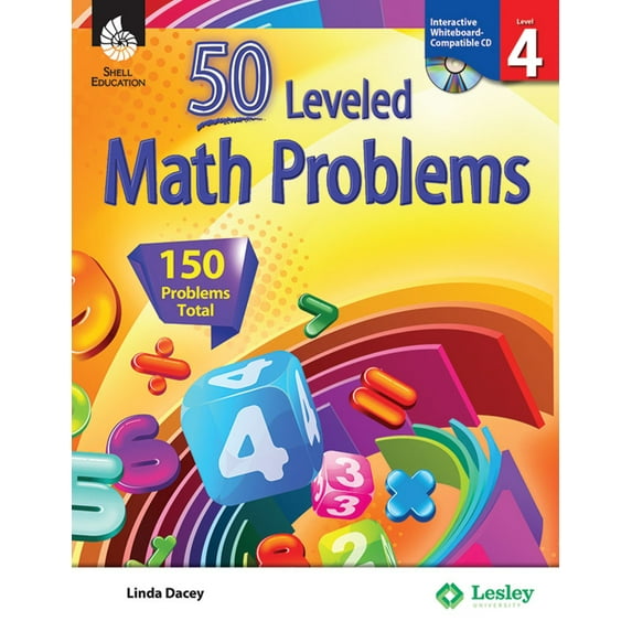 Pre-Owned 50 Leveled Math Problems Level 4 (Paperback 9781425807764) by Linda Dacey