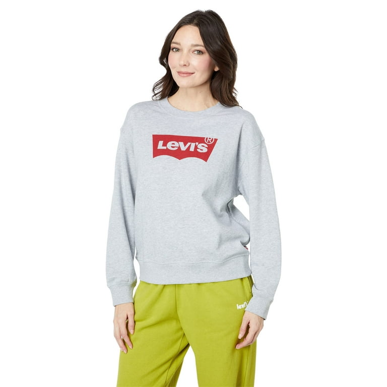 Ladies grey levi sweatshirt sales