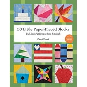 50 Little Paper-Pieced Blocks-Print-On-Demand-Edition: Full-Size Patterns to Mix & Match, (Paperback)