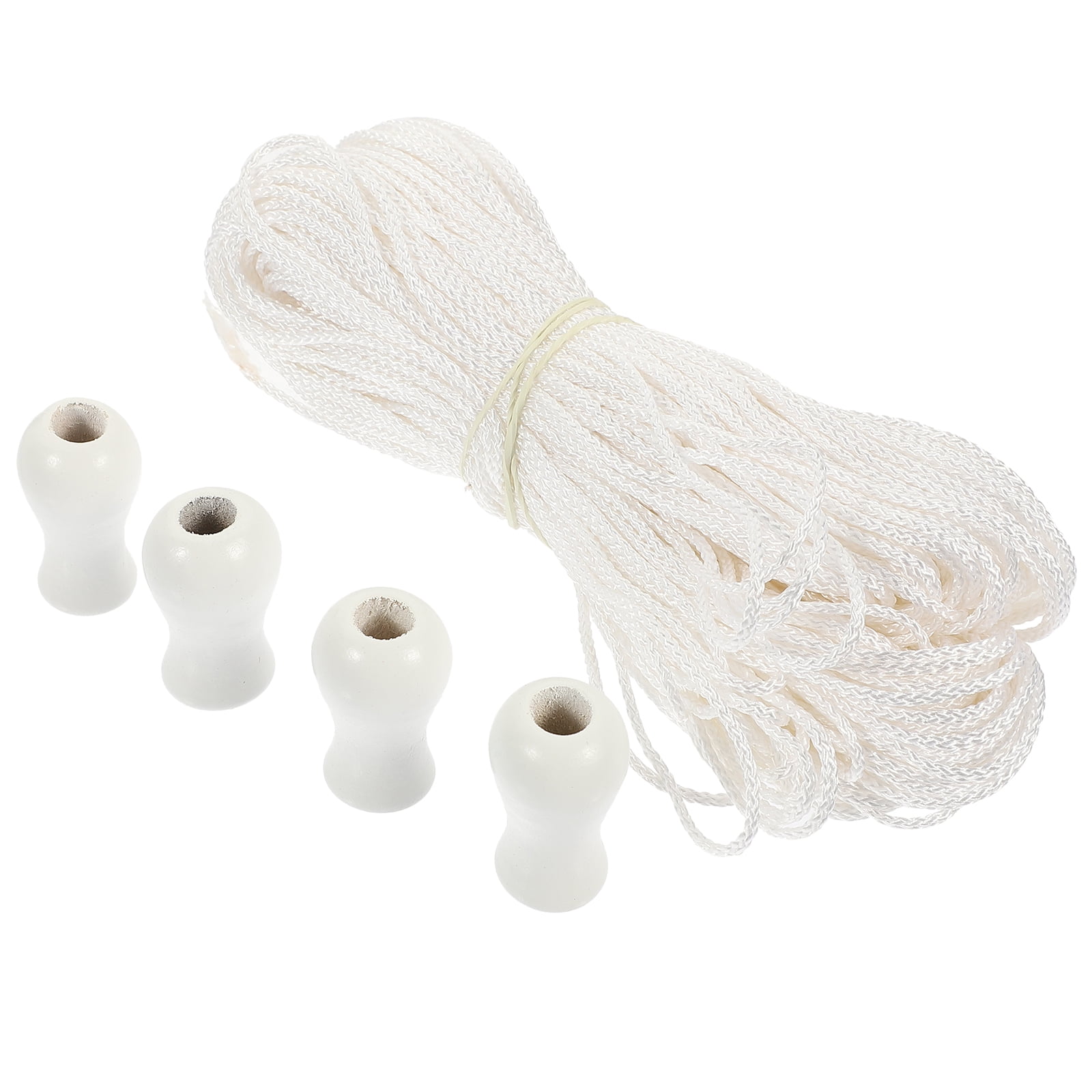 50 M 50m Rope with White Wood Pendant Replacement Power Cord String