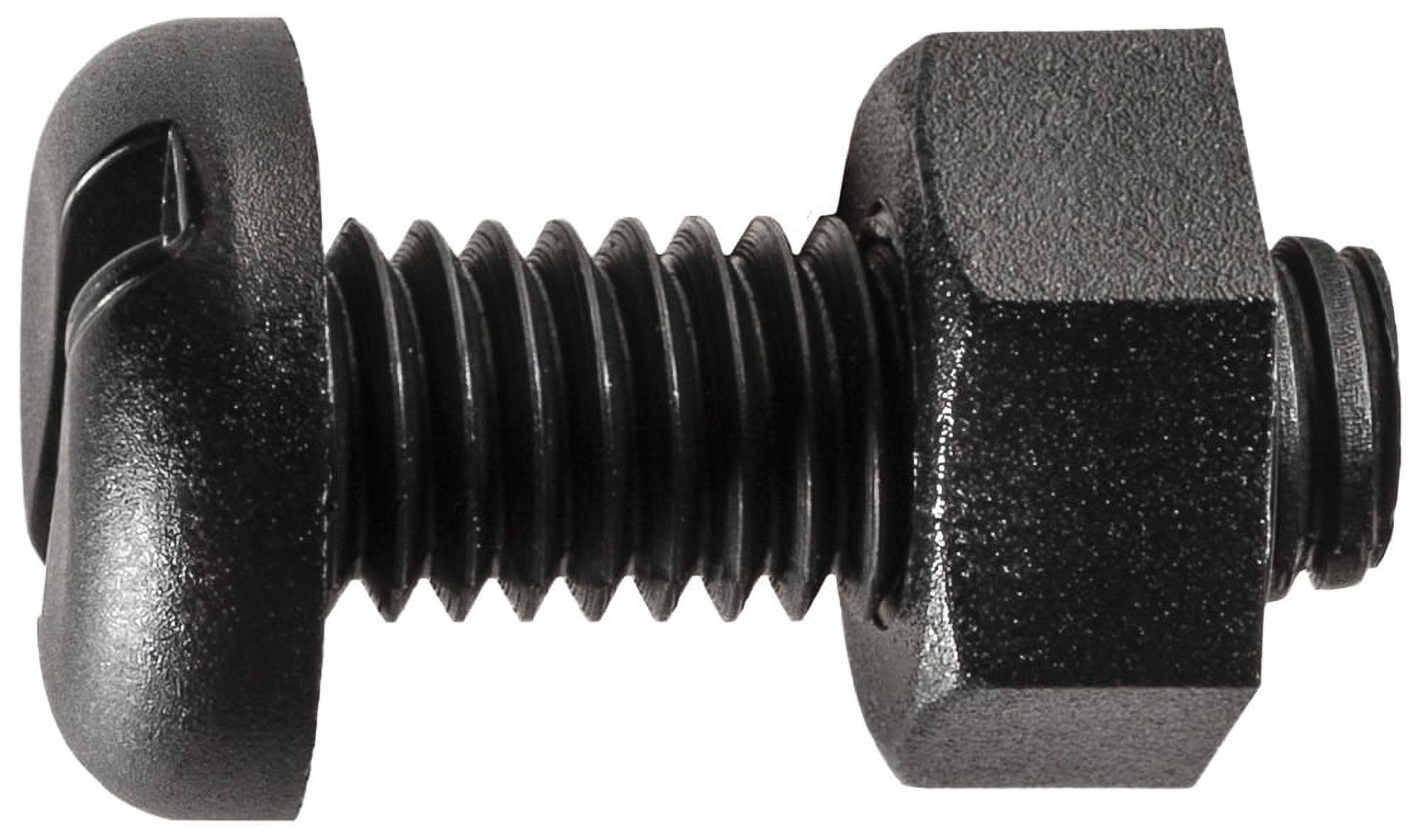 50 M61.0 x 16mm Nylon License Plate Screws & Nuts