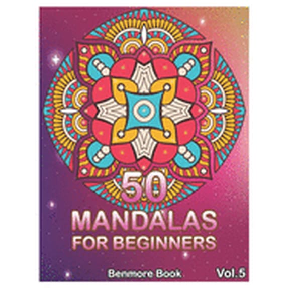 50 Mandalas for Beginners: 50 Mandalas For Beginners: Big Mandala ...
