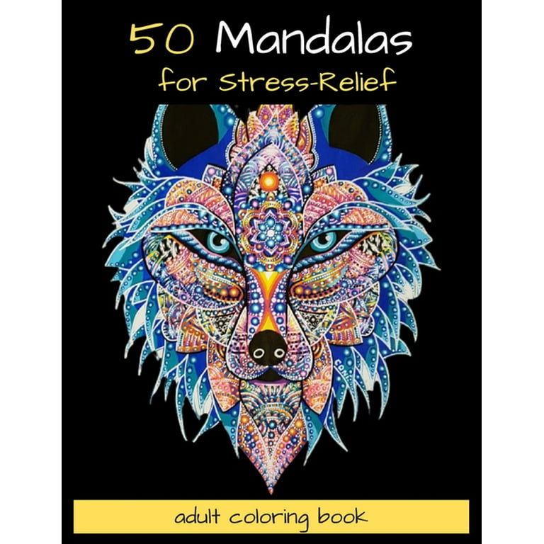  Mandala Adult Coloring Books by Colorya - A4 Size