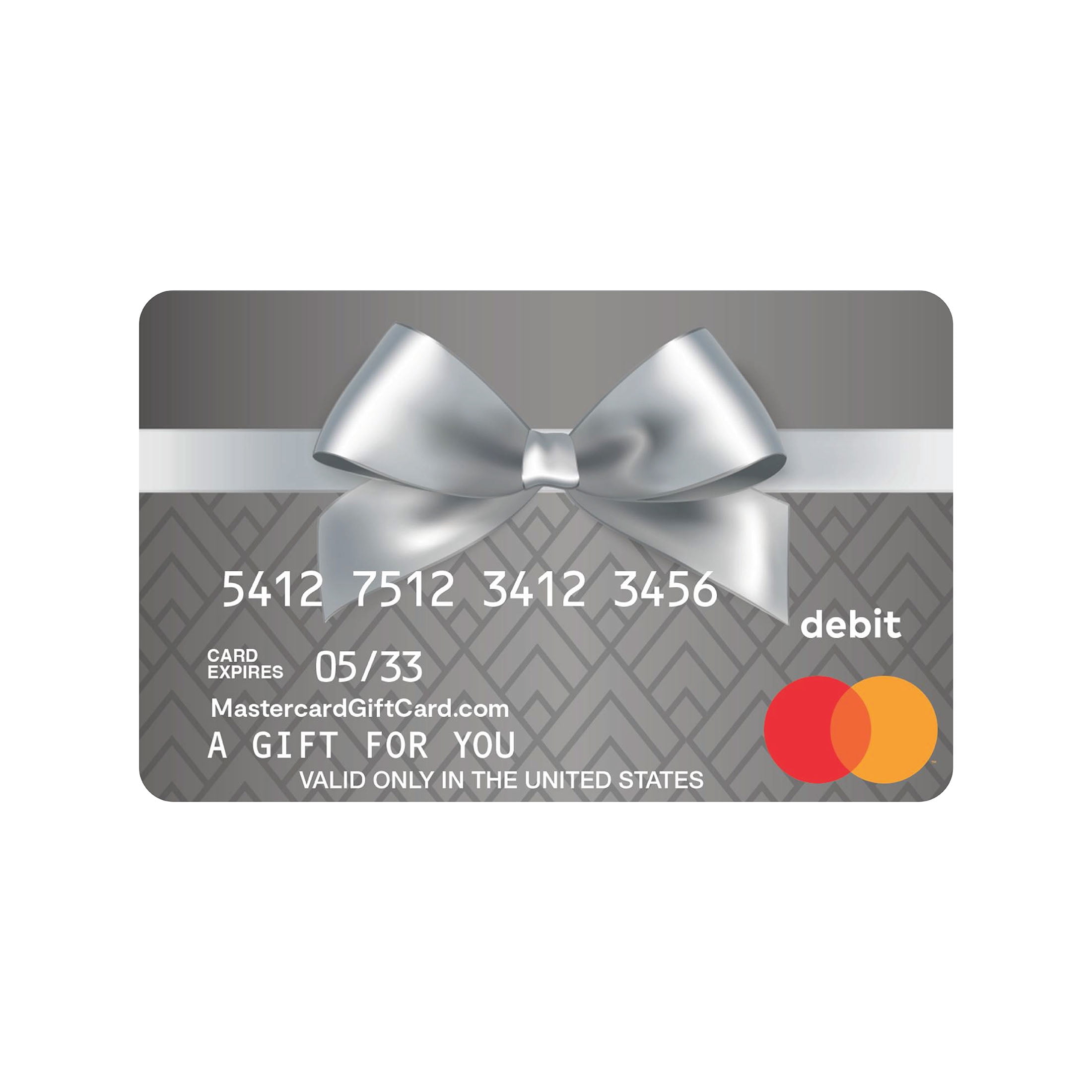 Mastercard® $50 Silver Bowtie eGift Card (Plus $4.84 Purchase Fee) [Email Delivery]