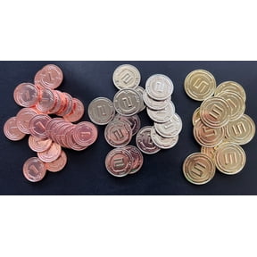 50 Metal Coin Board Game Upgrade Set (Sci-Fi Coins)