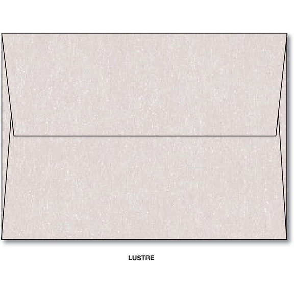 50 Metallic 'Lustre' A7 Envelopes - 7.25" x 5.25" - Square Flap - EnvelopesOn Brand Envelopes