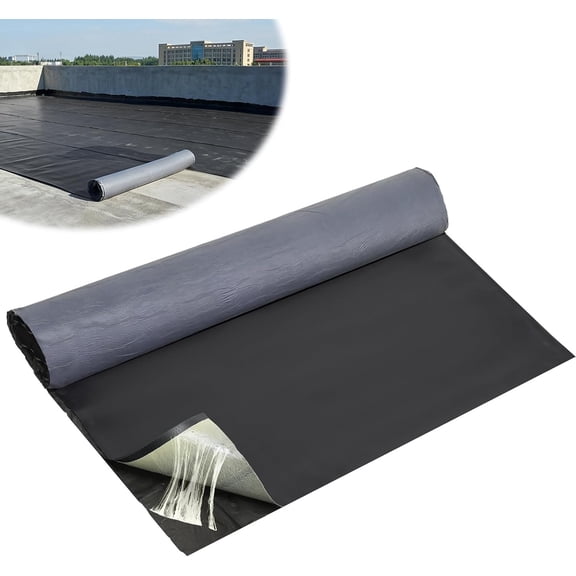 50 Mil EPDM Rubber Roofing Materials Roll 39 in x 16.4 ft